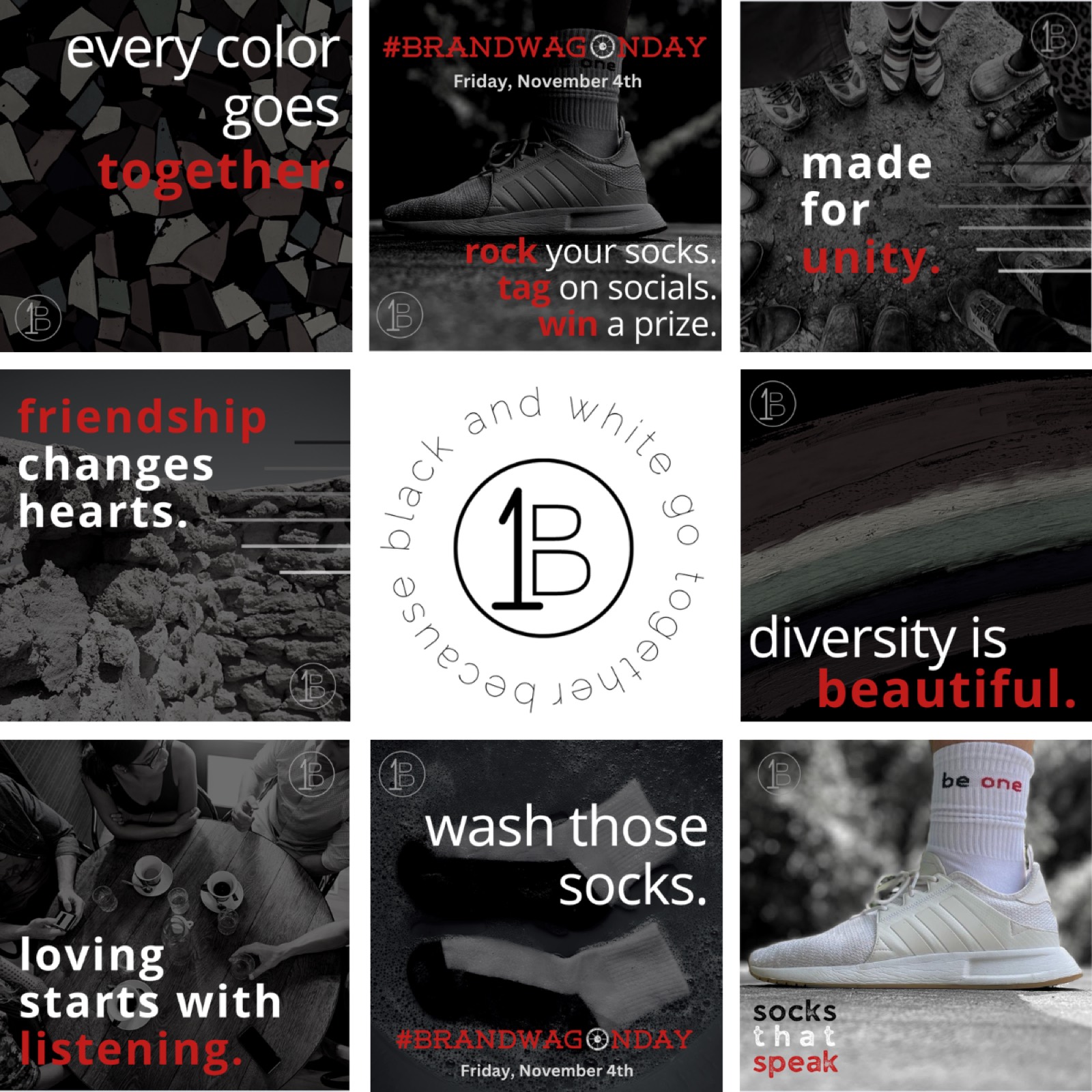 Social Media Campaign and Branding for Social Justice Company.